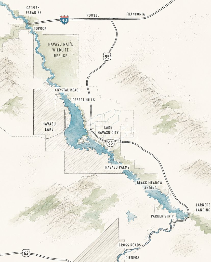 Tri-State Service Area Map